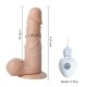 14,5 cm Belden Bağlamalı Titreşimli Realistik Dildo Penis Set