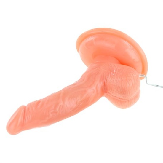 14,5 cm Oynar Başlı Titreşimli Realistik Vibratör Penis - Rota Dong