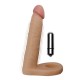 16 cm Realistik Titreşimli Anal Dildo & Penis Halkası