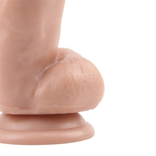 17,5 cm Gerçekçi Çift Katmanlı Silikon Penis