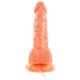 19 cm Belden Bağlamalı Gerçekçi Titreşimli Dildo Vibratör Penis Set