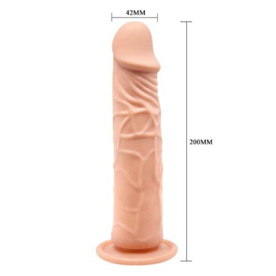 20 cm Realistik Vantuzlu Dildo Penis