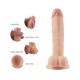 20 cm Realistik Vantuzlu Dildo Penis