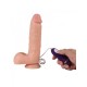 21 cm Belden Bağlamalı Titreşimli Realistik Dildo Penis Set