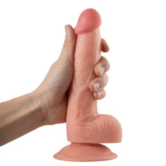 21 cm Belden Bağlamalı Realistik Vantuzlu Dildo Penis