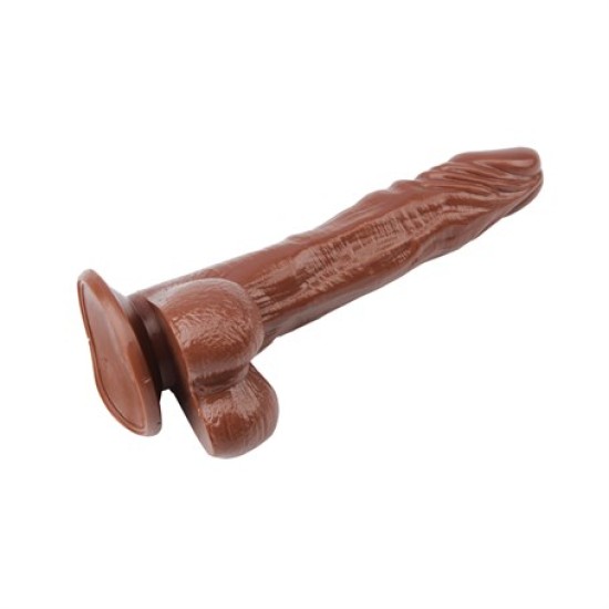 21,5 cm Gerçekçi Melez Dildo Penis