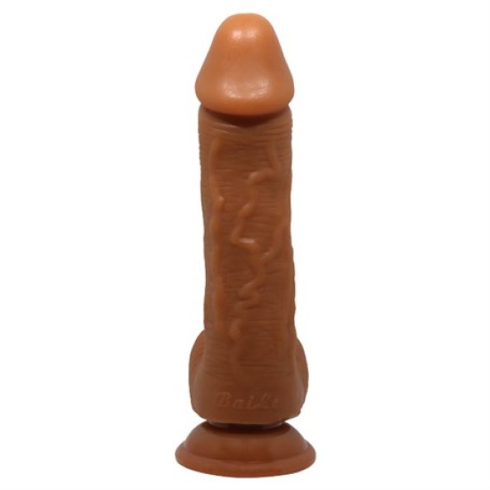 23,5 cm Realistik Vantuzlu Melez Dildo Penis