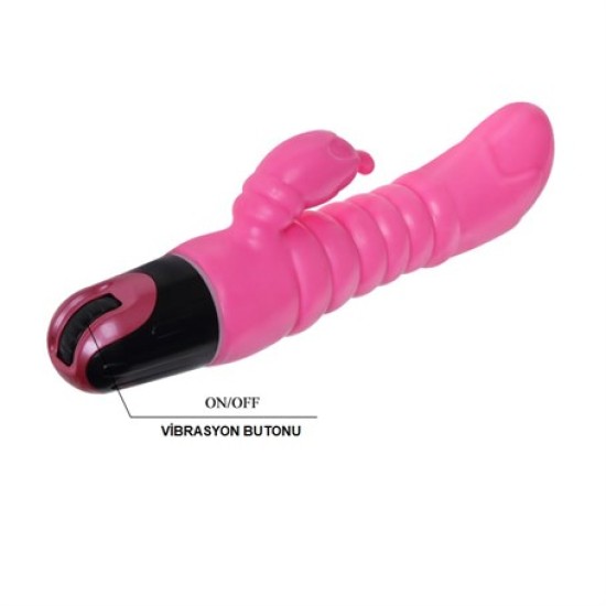 23 cm G-Spot Jel Dokuya Sahip Titreşimli Vibratör