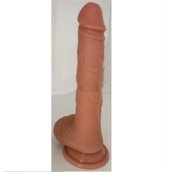 23 cm Belden Bağlamalı Titreşimli Realistik Dildo Penis Set