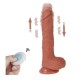 23 cm Belden Bağlamalı Titreşimli Realistik Dildo Penis Set