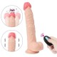 23 cm Belden Bağlamalı Titreşimli Realistik Dildo Penis Set