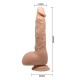 24 cm Belden Bağlamalı Realistik Vantuzlu Dildo Penis