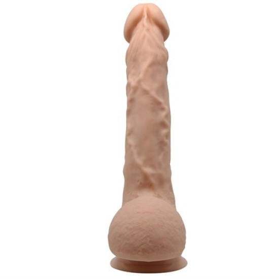 24 cm Belden Bağlamalı Realistik Vantuzlu Dildo Penis