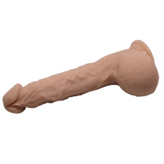 24 cm Belden Bağlamalı Realistik Vantuzlu Dildo Penis