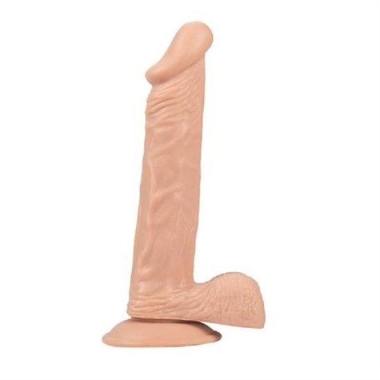 24 cm Belden Bağlamalı Vantuzlu Realistik Penis Anal Vajinal Dildo