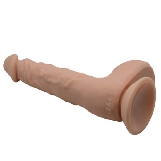 24 cm Belden Bağlamalı Realistik Vantuzlu Dildo Penis