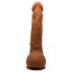 25,2 cm Realistik Vantuzlu Melez Dildo Penis