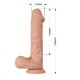 Belden Bağlamalı 26 cm Titreşimli Gerçekçi Kalın Dildo Penis - Bergrisi