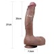 27 cm Belden Bağlamalı Yeni Nesil Çift Katmanlı Gerçekçi Kalın Dildo Penis