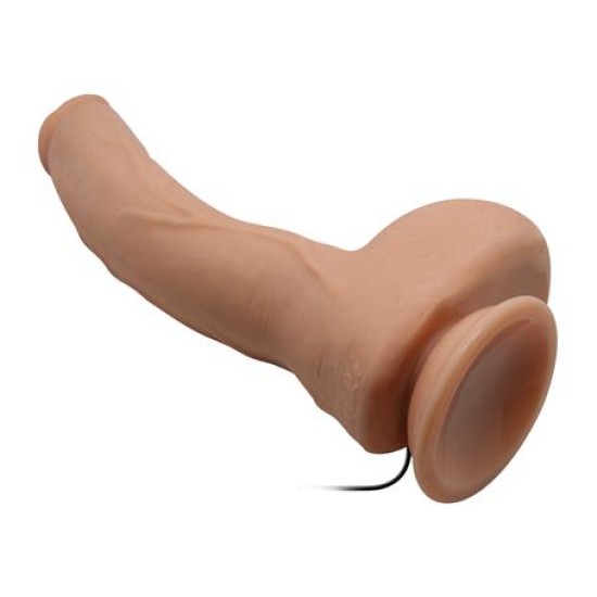 27 cm Titreşimli Gerçekçi Kalın Dildo Penis - Jack