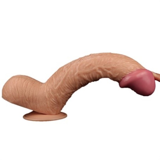 28,5 cm Gerçekçi Uzun & Kalın Dildo Penis - King Sized