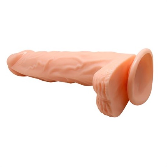 20,5 cm Isıtma Özellikli Oynar Başlı Kumandalı Titreşimli Dildo (BDM8088)