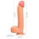 31,5 cm Dev Boy Realistik Vantuzlu Dildo Penis