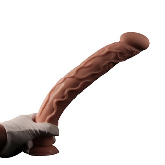 35 cm Belden Bağlamalı Gerçekçi Uzun & Kalın Dildo Penis