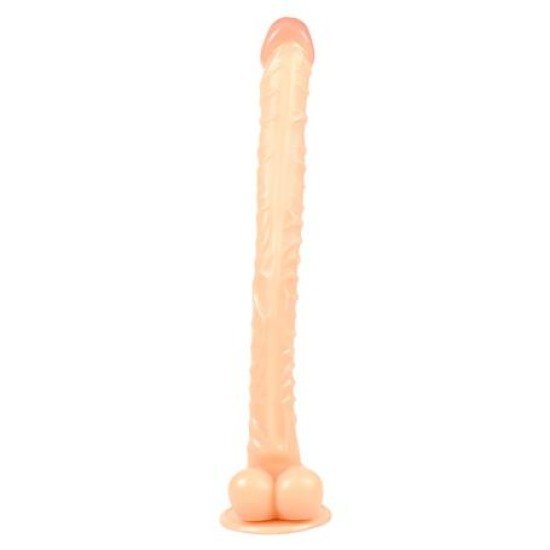 Belden Bağlamalı 40 cm Gerçekçi Uzun & Kalın Dildo Penis