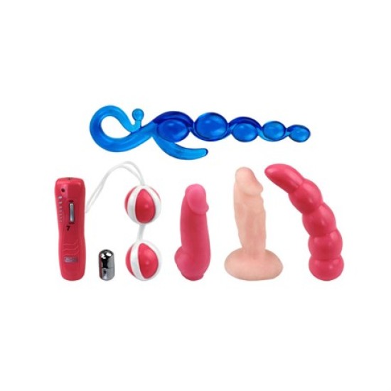 5'li Anal Vajinal Titreşimli 5'li Vibratör Seti - Love Kits