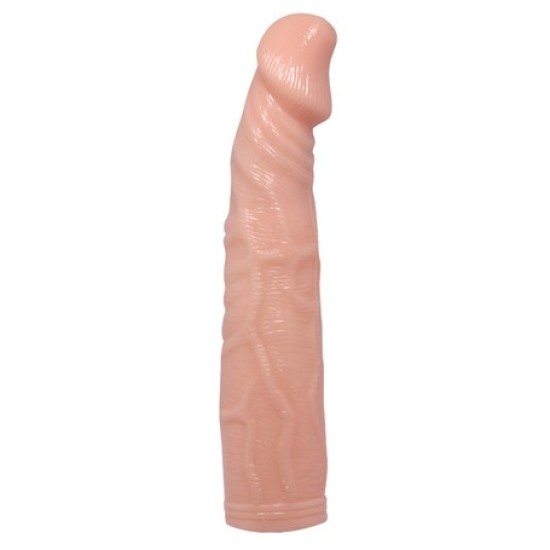 6 cm Dolgulu Uzatmalı Silikon Penis Kılıfı