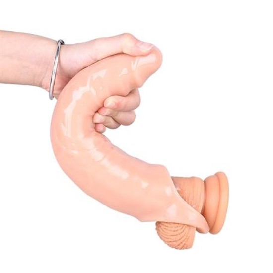 7 cm Dolgulu Realistik Zenci Penis Kılıfı