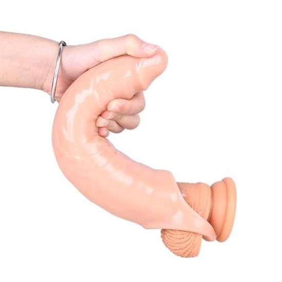 7 cm Dolgulu Realistik Ten Rengi Penis Kılıfı