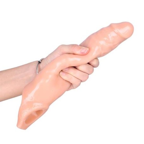 7 cm Dolgulu Realistik Zenci Penis Kılıfı