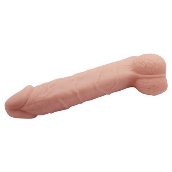 8 cm Dolgulu Realistik Penis Kılıfı