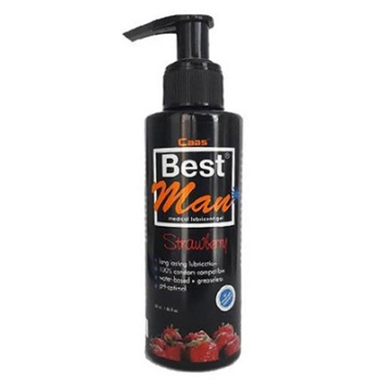 Cabs Best Man Su Bazlı Çilek Aromalı Kayganlaştırıcı Jel 150 ml