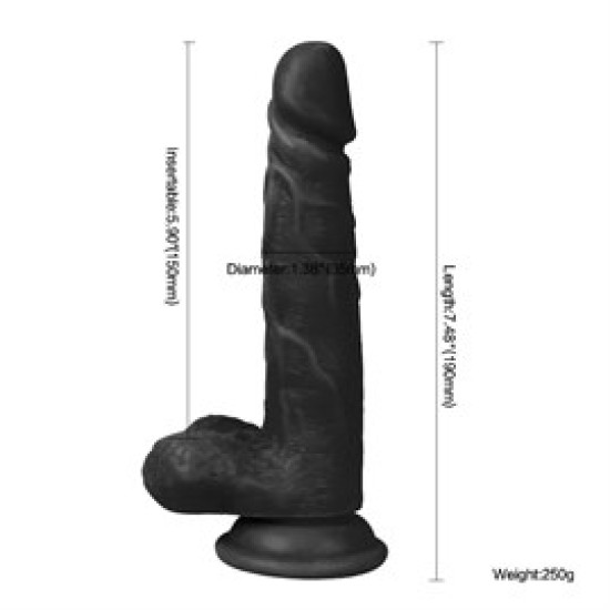 19 cm Realistik Zenci Dildo - Fairy Dragon