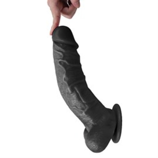 27 cm Realistik Zenci Dildo Penis - J. King