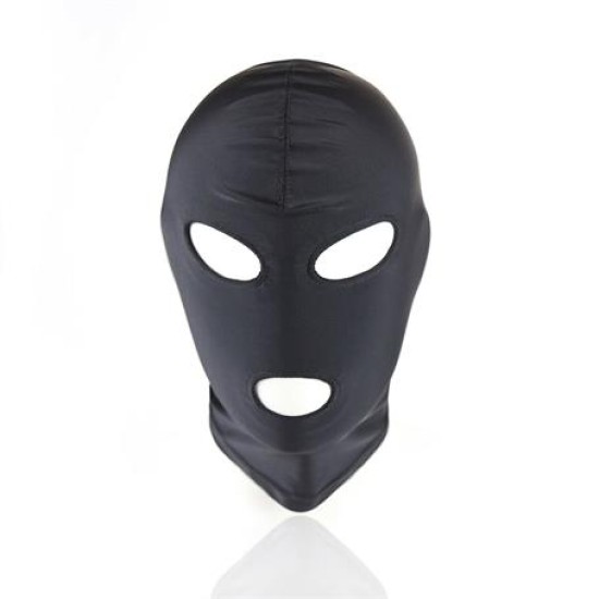 Fantezi Fetish Maske Spandex Siyah