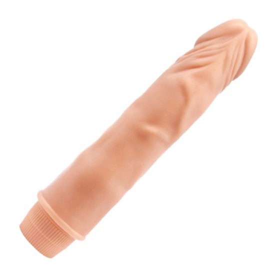 Güçlü Titreşimli 21,5 cm Realistik Vibratör Gerçekci Penis Dildo