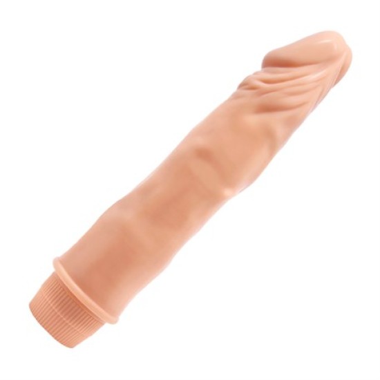 Güçlü Titreşimli 21,5 cm Realistik Vibratör Gerçekci Penis Dildo