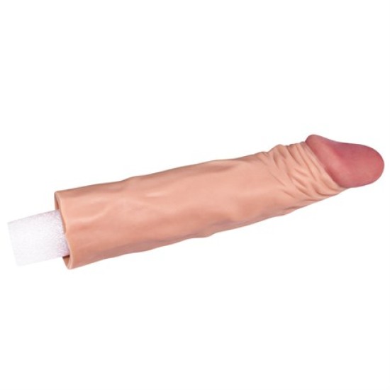 Pleasure Extender 5 cm Dolgulu Premium Ten Rengi Silikon Penis Kılıfı