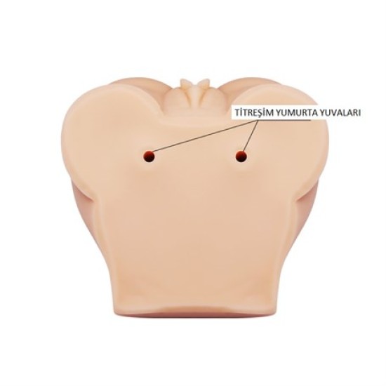 Titreşimli Bayan Kalça Vajina Anüs Mastürbatör
