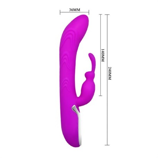 USB Şarjlı 10 Fonksiyonlu Isıtmalı Teknolojik Tavşan Vibratör