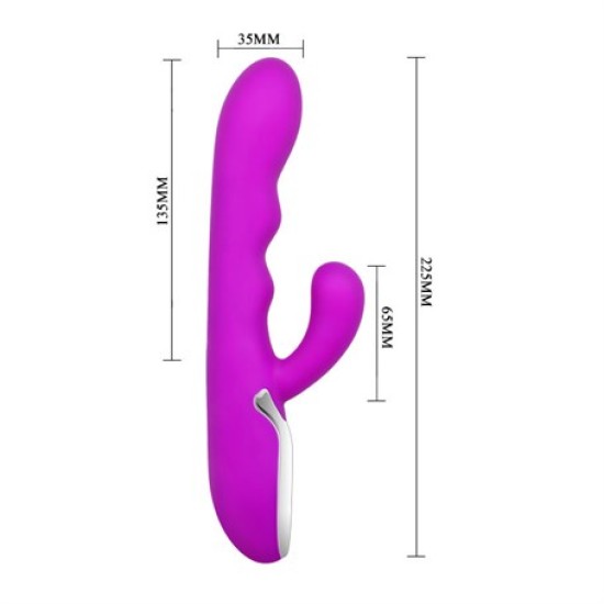 USB Şarjlı 10 Fonksiyonlu Isıtmalı Teknolojik Vibratör