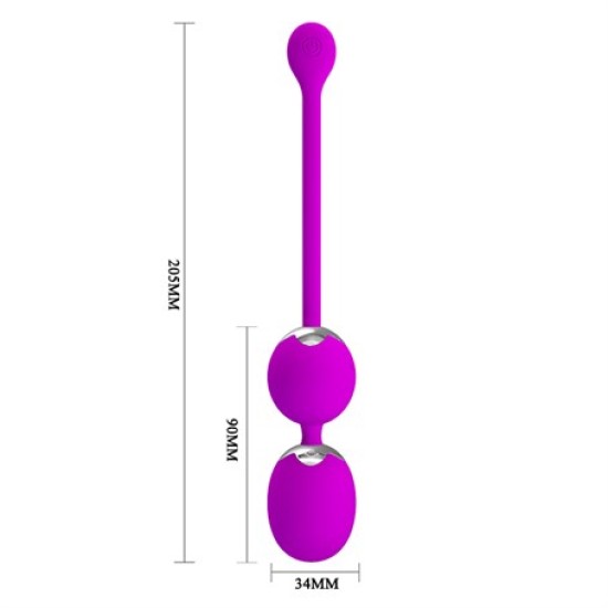 USB Şarjlı Titreşimli Anal & Vajinal Alıştırma Egzersiz Topları