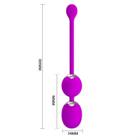 USB Şarjlı Uzaktan Kumandalı Titreşimli Anal & Vajinal Alıştırma Egzersiz Topları