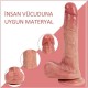 Yeni Nesil Çift Katmanlı 21,5 cm Realistik Dildo Penis