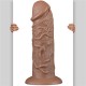 Yeni Nesil Çift Katmanlı 26,6 cm Realistik Kalın Dildo Melez Penis